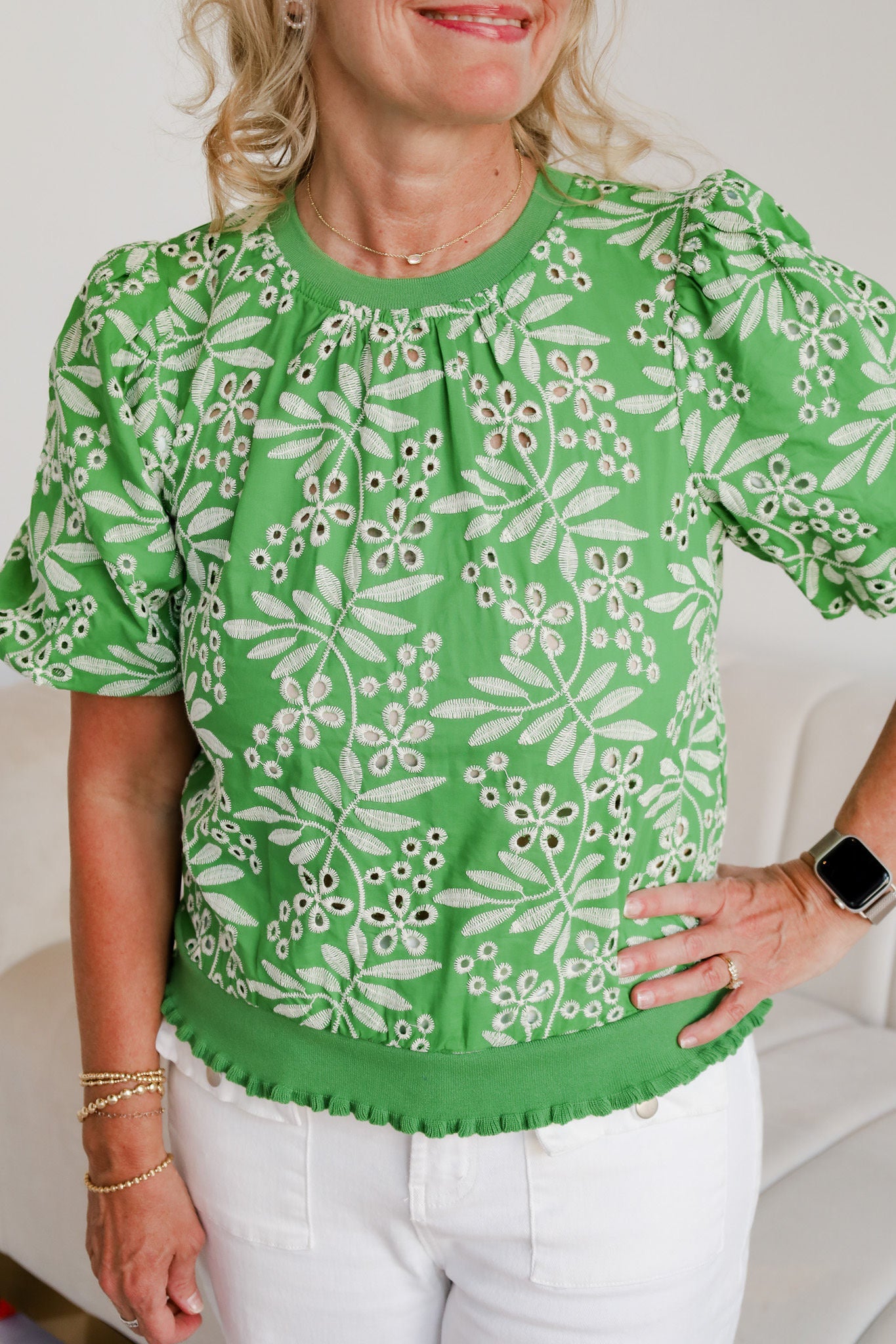 Ivy Eyelet Blouse