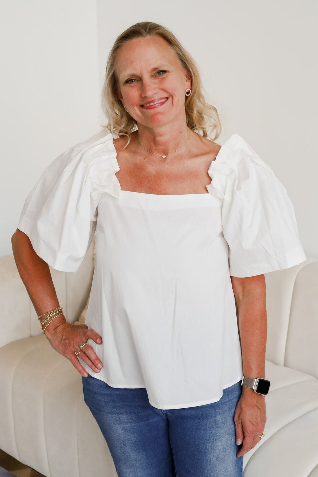 Pintuck Blouse