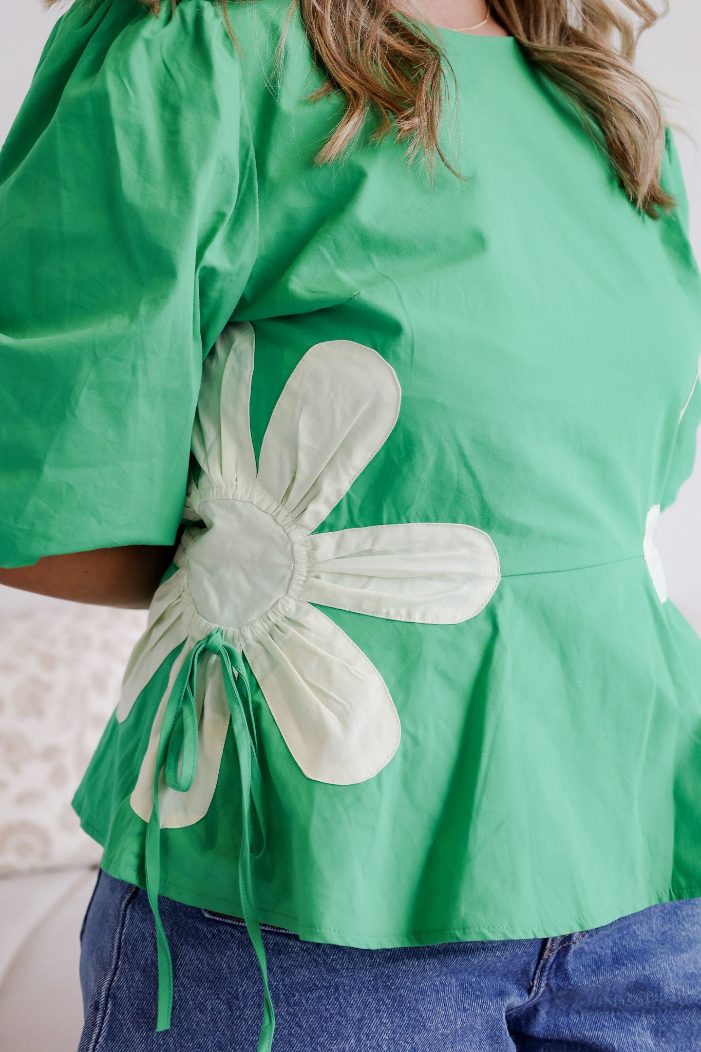 Floral Poplin Top
