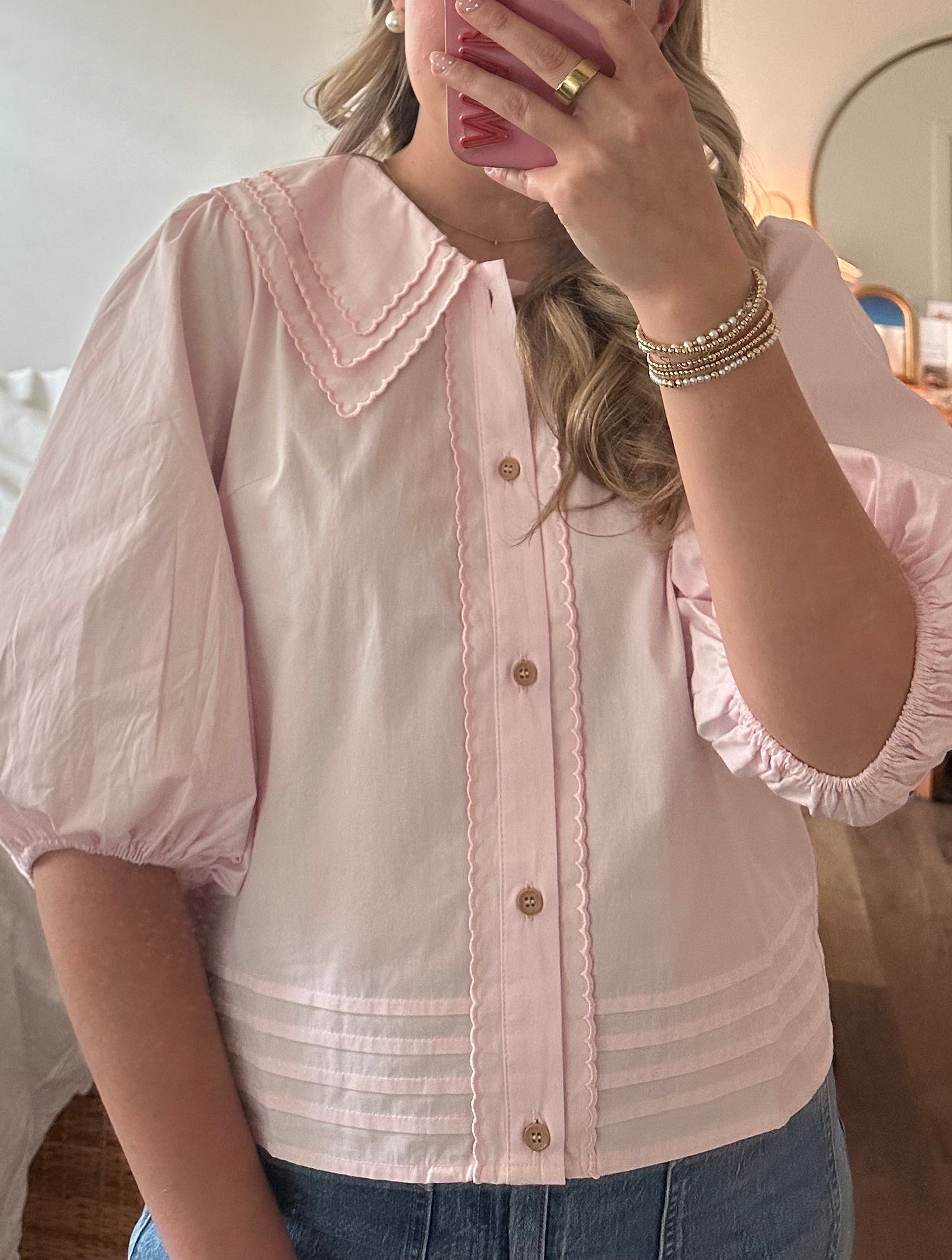Sweet Peonies Top