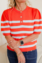 Tangerines Tide Summer Sweater