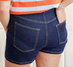 Everyday Dark Denim Shorts