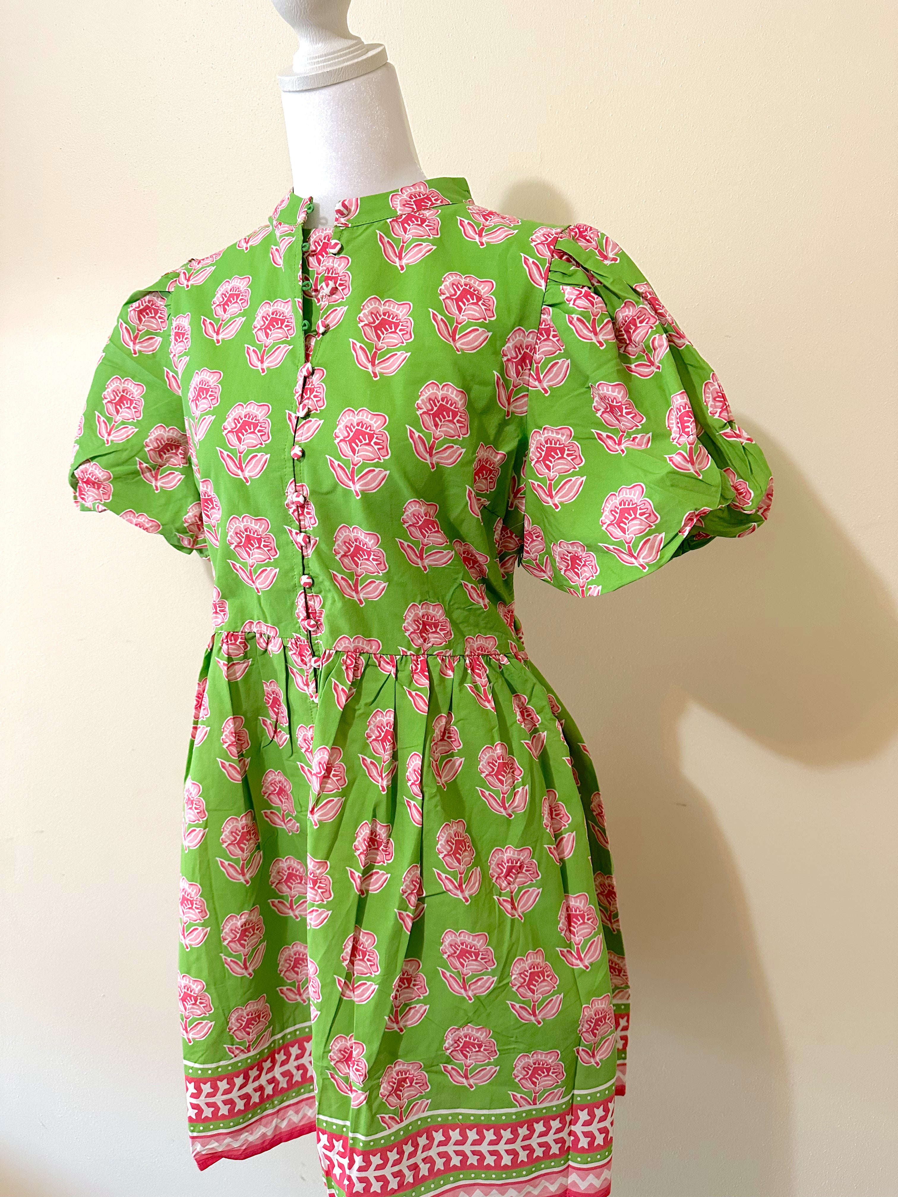 Blush Garden Mini Dress