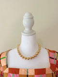 Gold Beaded Necklace