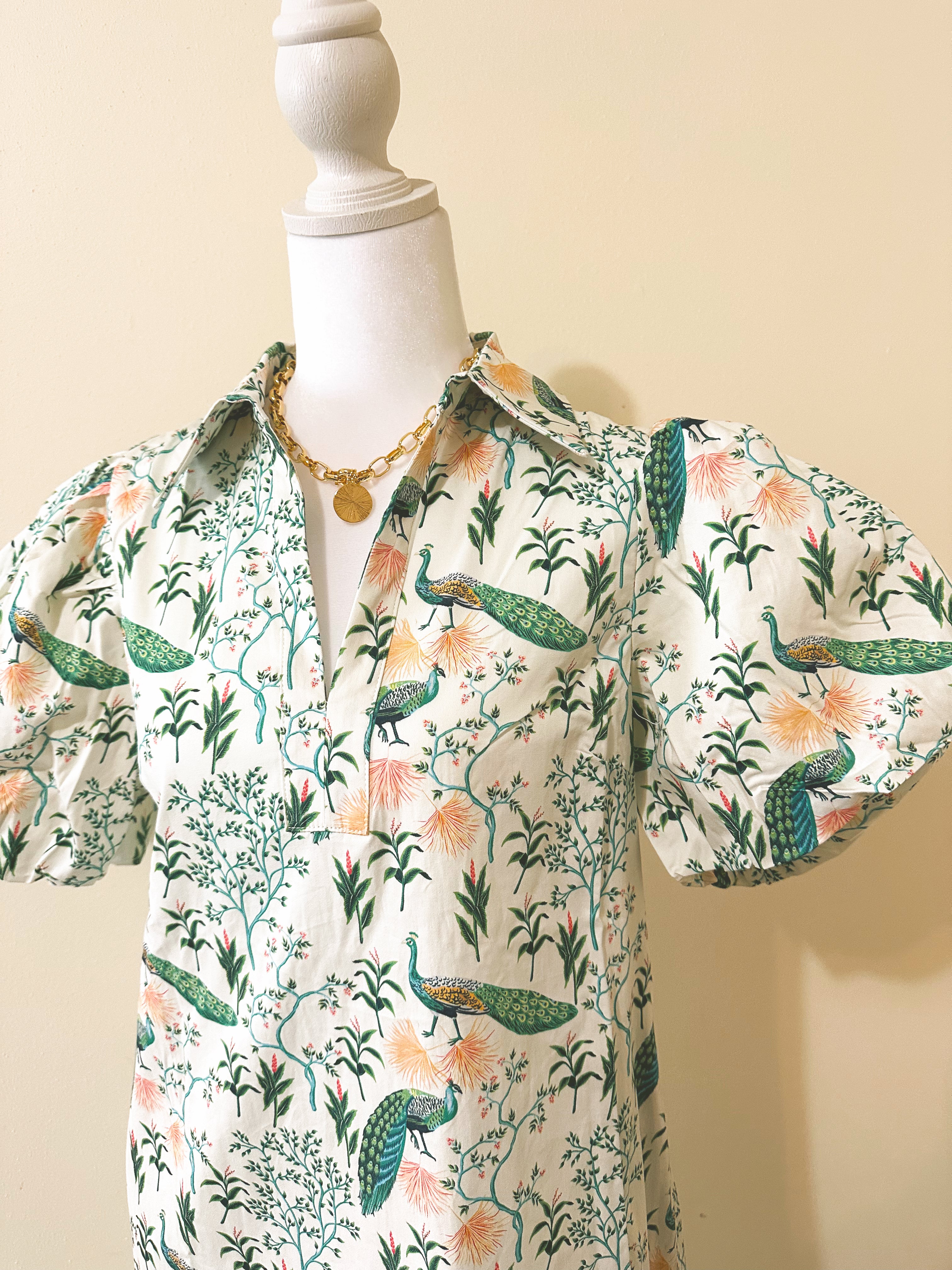 Blooming Feathers Midi