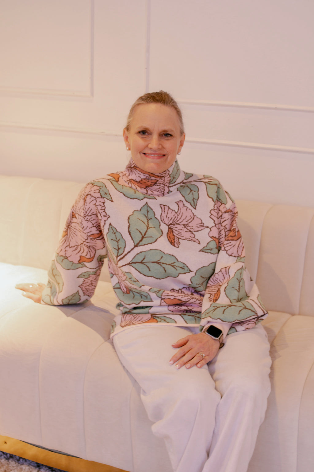 Soft Bloom Mockneck
