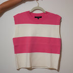 Stripe Peony Top